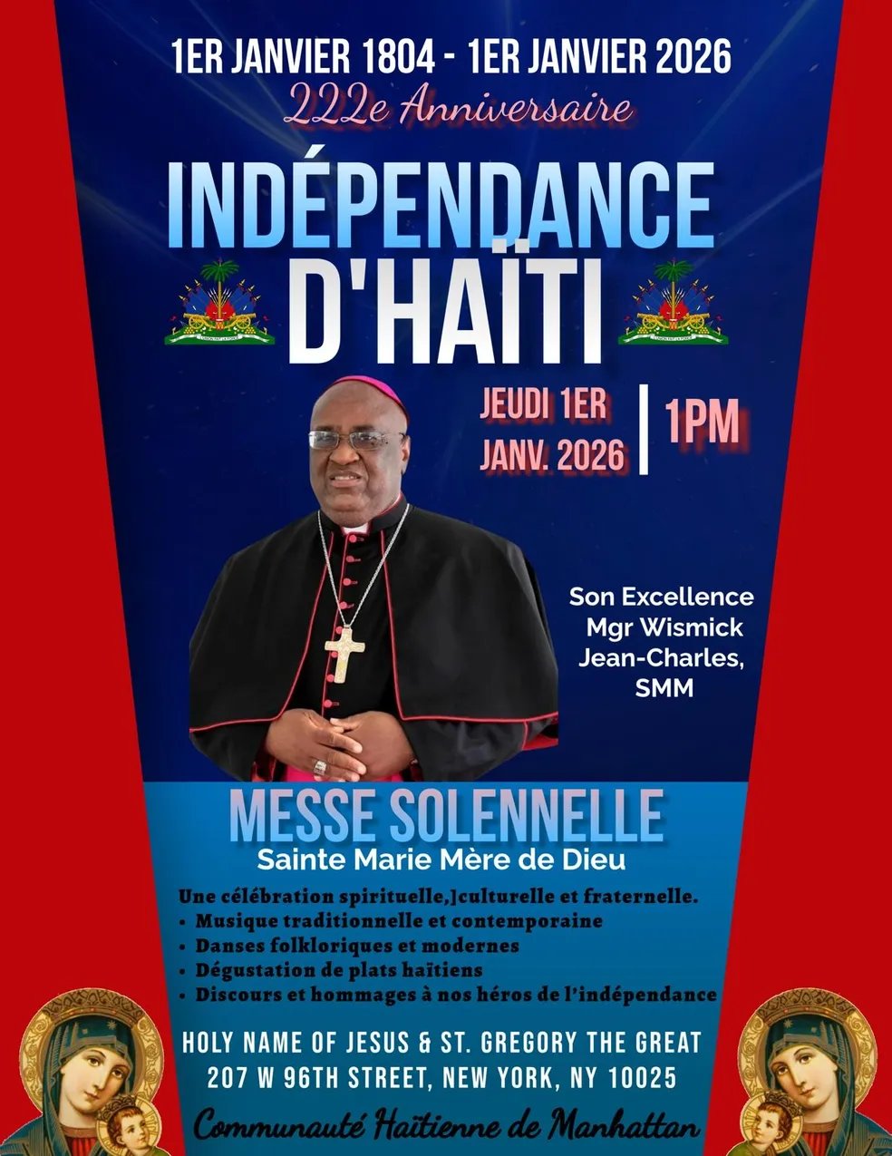 222nd Anniversary of Haiti&rsquo;s Independence